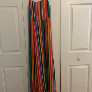 Rainbow Lace Back Maxi
